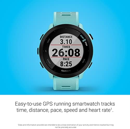Garmin Forerunner 55 GPS Running Watch, Aqua - Image 4