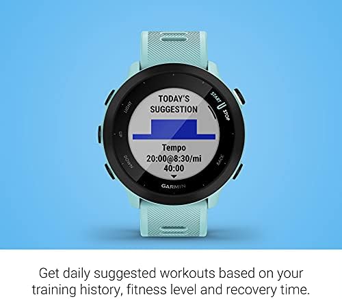 Garmin Forerunner 55 GPS Running Watch, Aqua - Image 5