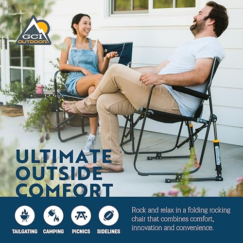GCI Outdoor Freestyle Rocker XL Portable Folding Chair - Image 3