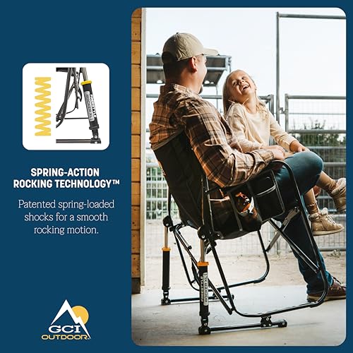 GCI Outdoor Freestyle Rocker XL Portable Folding Chair - Image 4