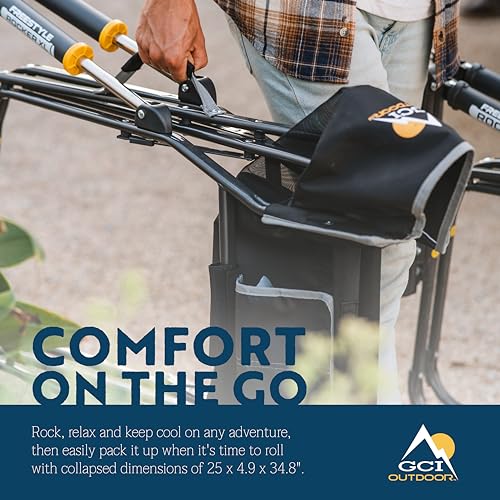 GCI Outdoor Freestyle Rocker XL Portable Folding Chair - Image 5