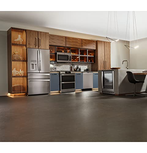 GE Profile 27.6 Cu.Ft. Stainless French Door Refrigerator - Image 4