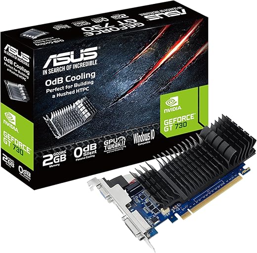 ASUS GeForce GT 730 2GB Low Profile Graphics Card