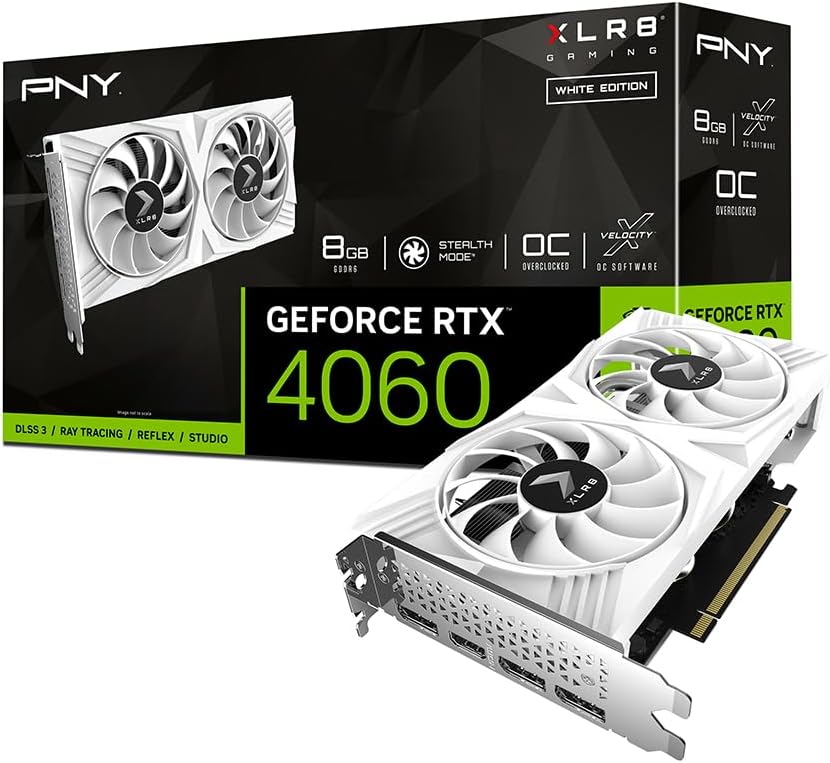 PNY GeForce RTX™ 4060 8GB Dual Fan Graphics Card