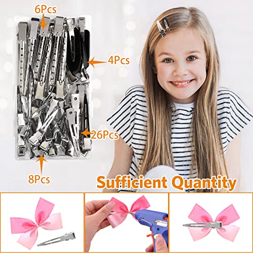 Generic Hair Clips, 44pcs Metal Alligator Clips - Image 3