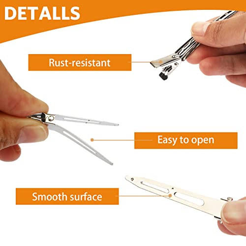 Generic Hair Clips, 44pcs Metal Alligator Clips - Image 4