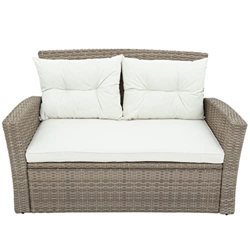 ghghnrtgefrgnhnxdf Outdoor Wicker Sectional Sofa Set - Image 5