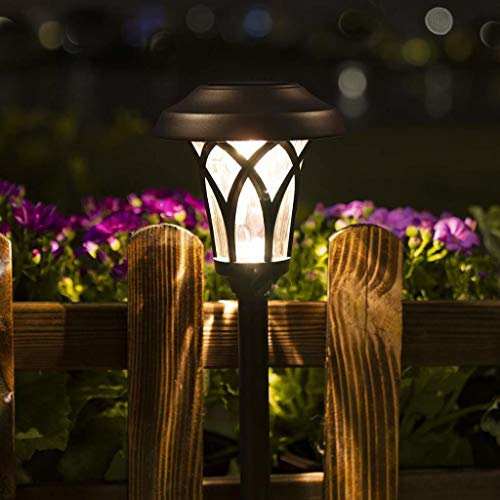GIGALUMI Solar Lights Outdoor 6 Pack, Brown - Image 2