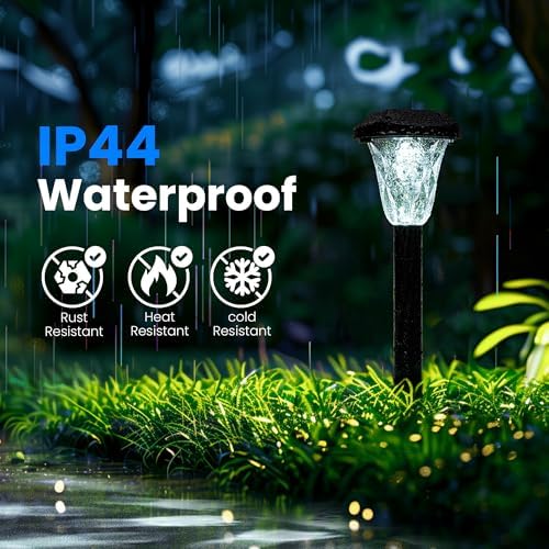 GIGALUMI Solar Outdoor Waterproof Pathway Lights - Image 4