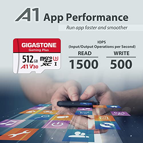 Gigastone 512GB Micro SD Card, Gaming Plus - Image 5