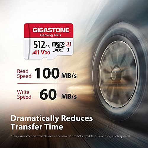 Gigastone 512GB Micro SD Card, Gaming Plus - Image 2