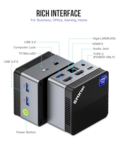 GMKtec Mini PC Nucbox G5 12+512, Intel N97 - Image 4