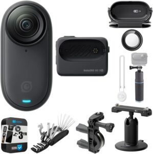 Insta360 Go 3S 64GB Waterproof 4K Action Camera Bundle