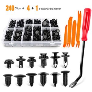 GOOACC GRC-33 240PCS Bumper Retainer Clips Set