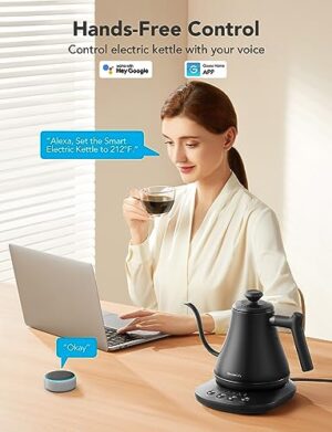 GoveeLife Smart WiFi Gooseneck Kettle, 0.8L