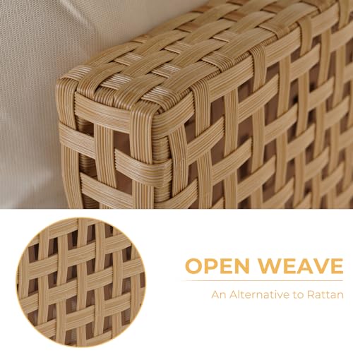 Grand patio 7-Piece Wicker Patio Furniture Set - Image 5