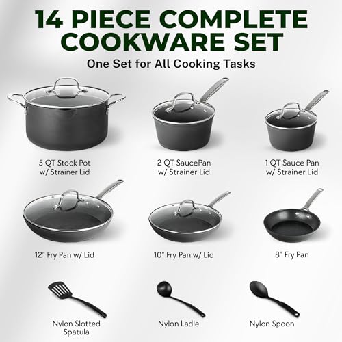 Granitestone 14 Pc Nonstick Induction Cookware Set - Image 3