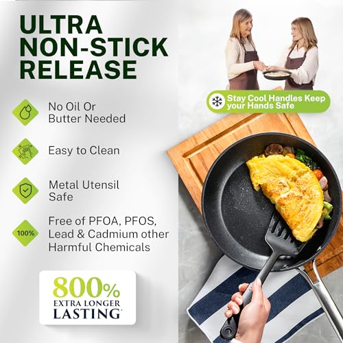 Granitestone 14 Pc Nonstick Induction Cookware Set - Image 4