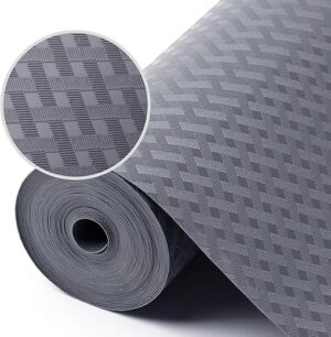 StaHom Gray Waterproof Kitchen Shelf Liners EVA