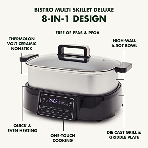 GreenPan Stainless Steel Skillet Grill & Cooker - Image 4