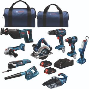 Bosch GXL18V-901B25 18V 9-Tool Combo Kit