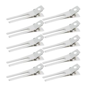Wobe Hairdressing Double Prong Curl Clips Set
