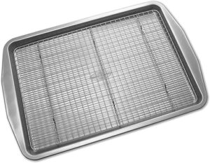 USA Pan Half Sheet Baking Pan With Rack