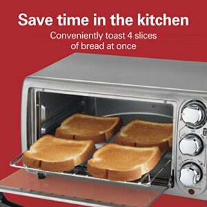 Hamilton Beach 31143 4-Slice Toaster Oven With 5 Modes