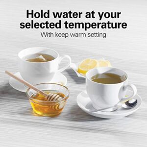 Hamilton Beach Electric Tea Kettle, Water Boiler, LED Indicator