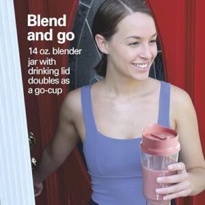 Hamilton Beach Portable Blender With Travel Cup, Coral (51171)