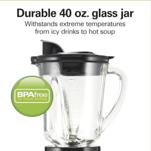 Hamilton Beach Wave Action Blender With 40oz Jar, 800 Watts