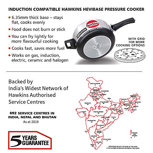 HAWKINS Hevibase IH35 Pressure Cooker, 3.5 Liters - Image 4