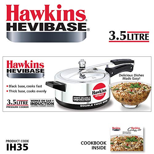 HAWKINS Hevibase IH35 Pressure Cooker, 3.5 Liters - Image 2