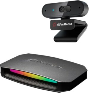 AVerMedia HDMI 2.1 Capture Card & 1080p Webcam