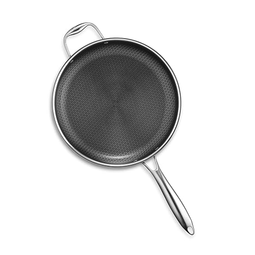 HexClad Hybrid Nonstick 4.5 Qt Deep Sauté Pan - Image 3