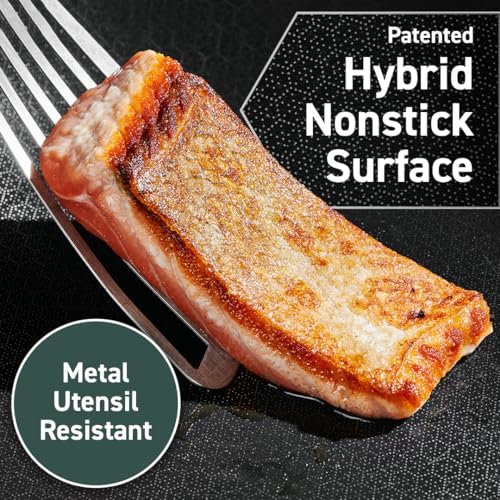 HexClad Hybrid Nonstick 4.5 Qt Deep Sauté Pan - Image 4