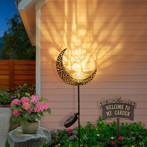HOMEIMPRO Moon Solar Lights Outdoor Garden Stakes - Image 4