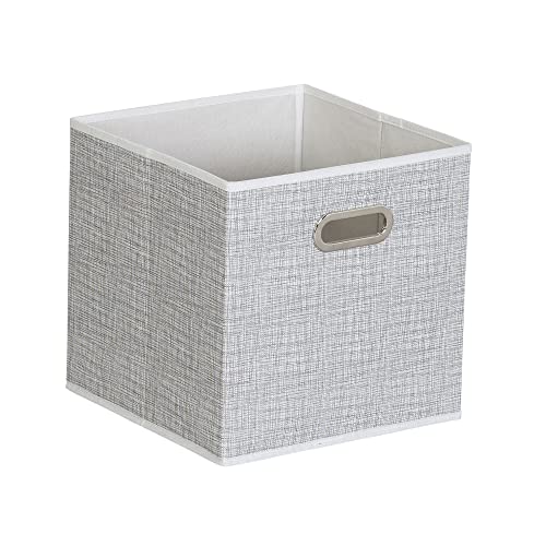 Household Essentials White Mix Set Of 6 Cube Storage Bins - Image 4