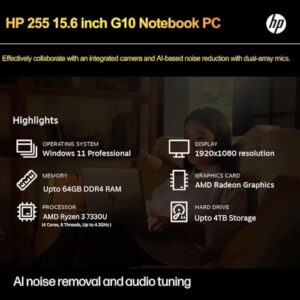 HP Elite Laptop 2024, Ryzen 3 7330U