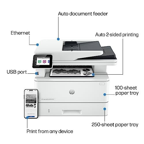 HP LaserJet Pro MFP 4101fdn Printer - Image 4