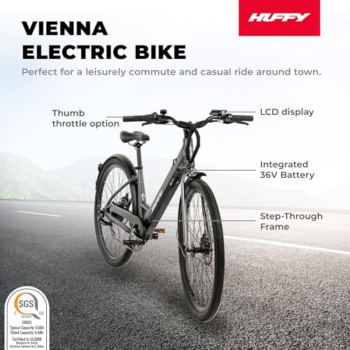 Huffy Electric Bike, 27.5 Inch, 350W Motor - Image 3