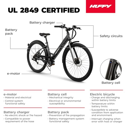 Huffy Electric Bike, 27.5 Inch, 350W Motor - Image 4