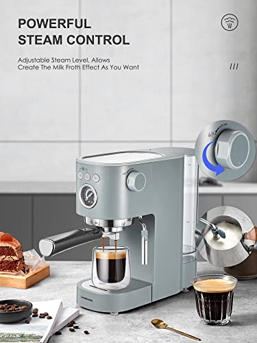 Ihomekee Espresso Machine With Milk Frother - Image 4