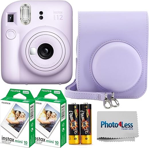 Fujifilm Instax Mini 12 Camera Bundle Lilac
