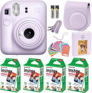 Fujifilm Instax Mini 12 Camera Bundle Pastel Blue