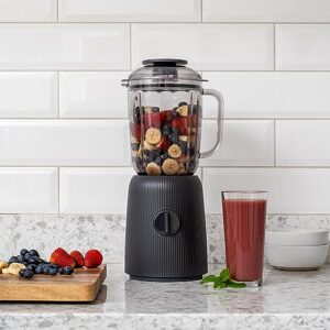 IRIS 3-Speed Professional Countertop Blender – Charcoal Black