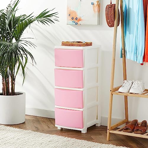 IRIS Plastic Drawer Storage Organizer, 4-Drawers - Image 2