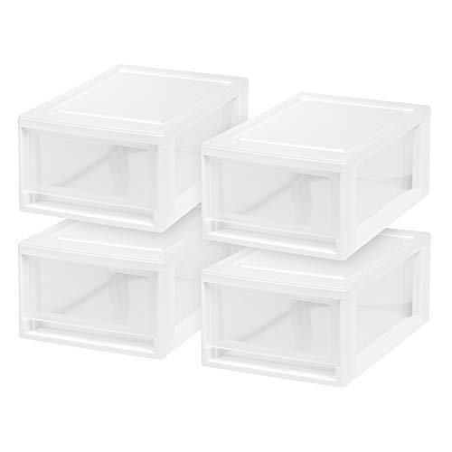 IRIS Plastic Storage Drawer Bundle, 6 & 15 Quart - Image 3