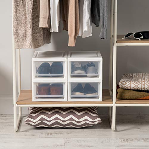 IRIS Plastic Storage Drawer Bundle, 6 & 15 Quart - Image 2
