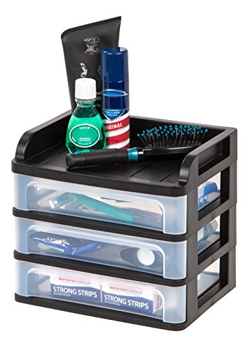 IRIS Small Desktop Drawer System, Black - Image 3